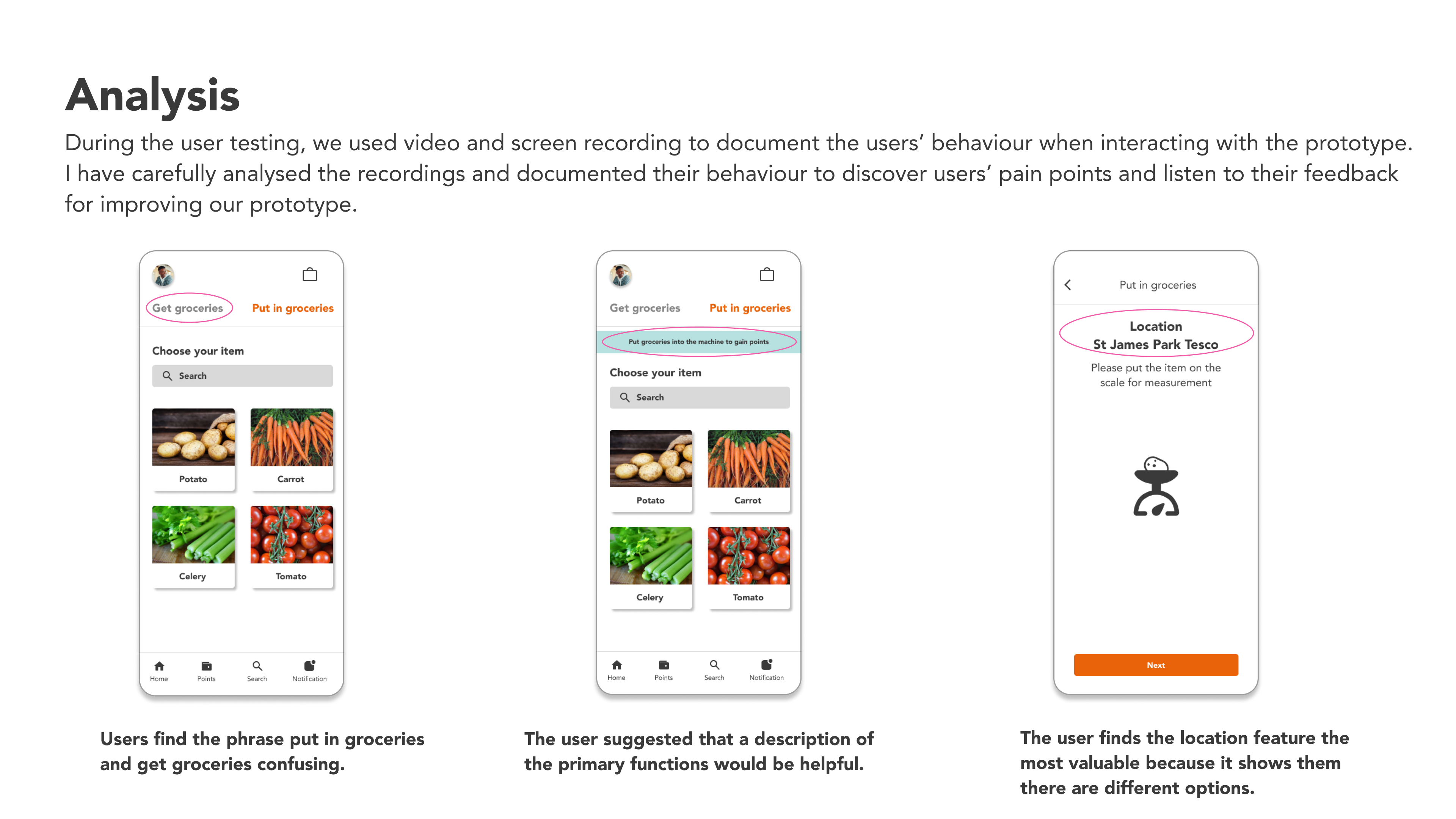 Cabin workflow mapping sketches